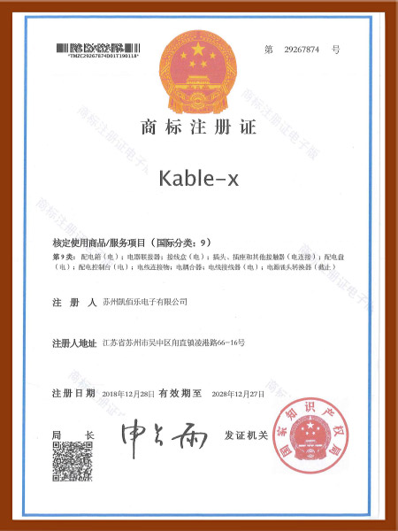 公司商标注册证1